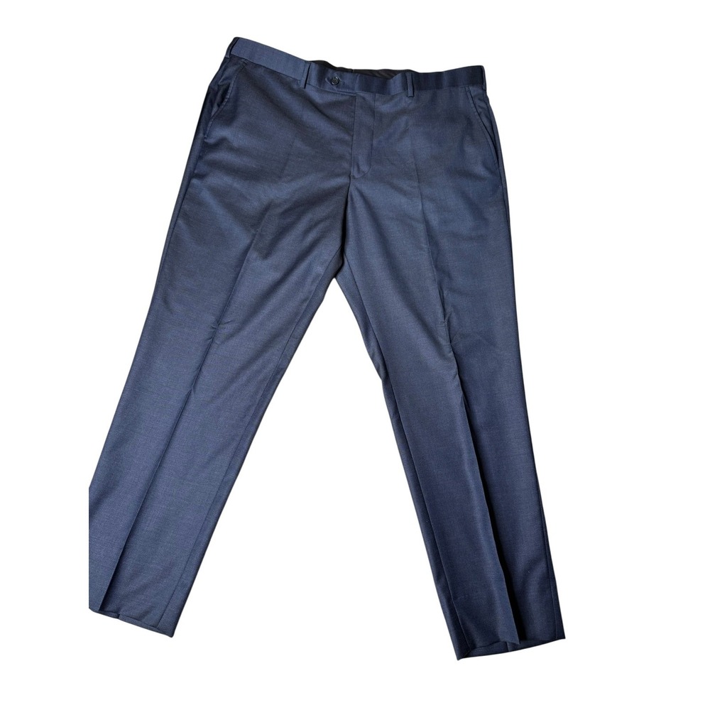Brooks Brothers Regent Dress Pants Office Career Gray Blue 48R/W42